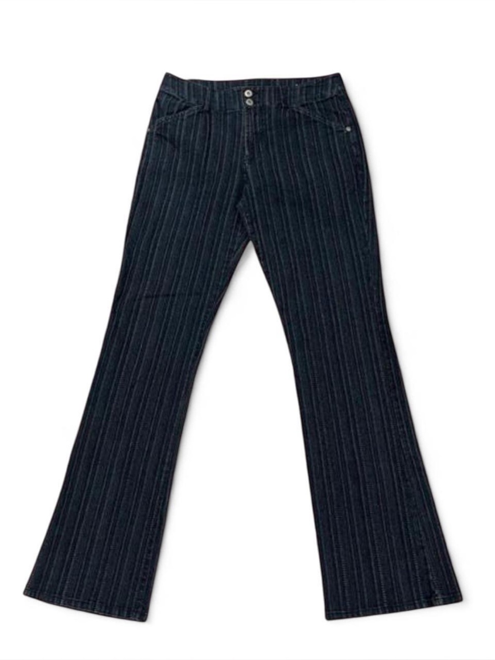 ✨Y2K low rise pinstripe flare pants🌟